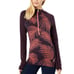 Smartwool Merino 250 Hoodie Womens Tropical Leaf Print 1/2 Zip Pullover Hiking S