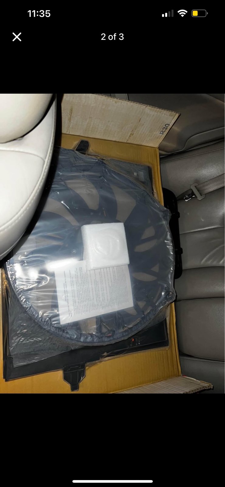 Auxiliary Fan Assemb For: 2008 BMW; 528i