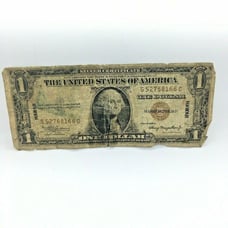 1935 A Series One Dollar Silver Certificate 1 Hawaii Note
