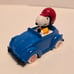 Vintage Snoopy Auto Diecast Blue Green Car ESCI Italy 1983 Snoopy's Garage w Box