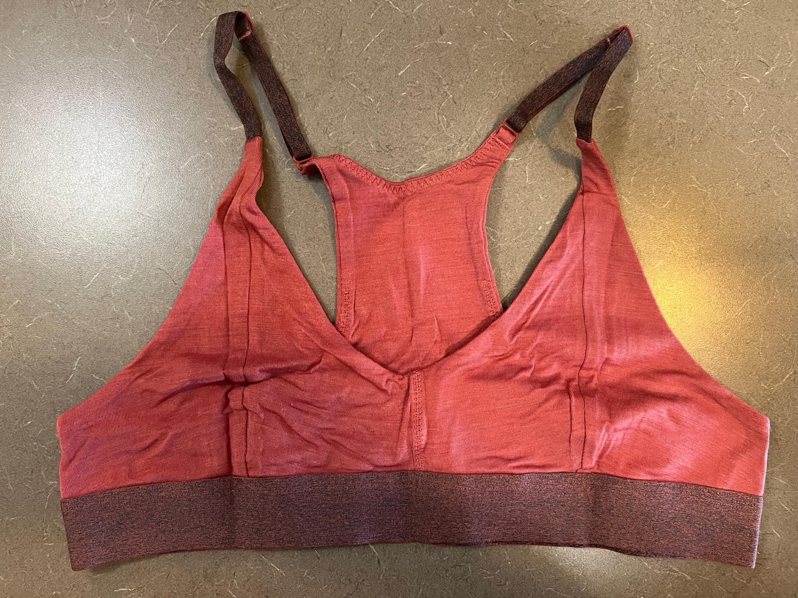 Allbirds Women’s Triangle Bralette Size Large Hazy Sienna NWT