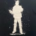 RARE! Vtg Supreme FW06 SPLATTER MAN POCKET TEE Men Large Black RICHARD HAMBLETON