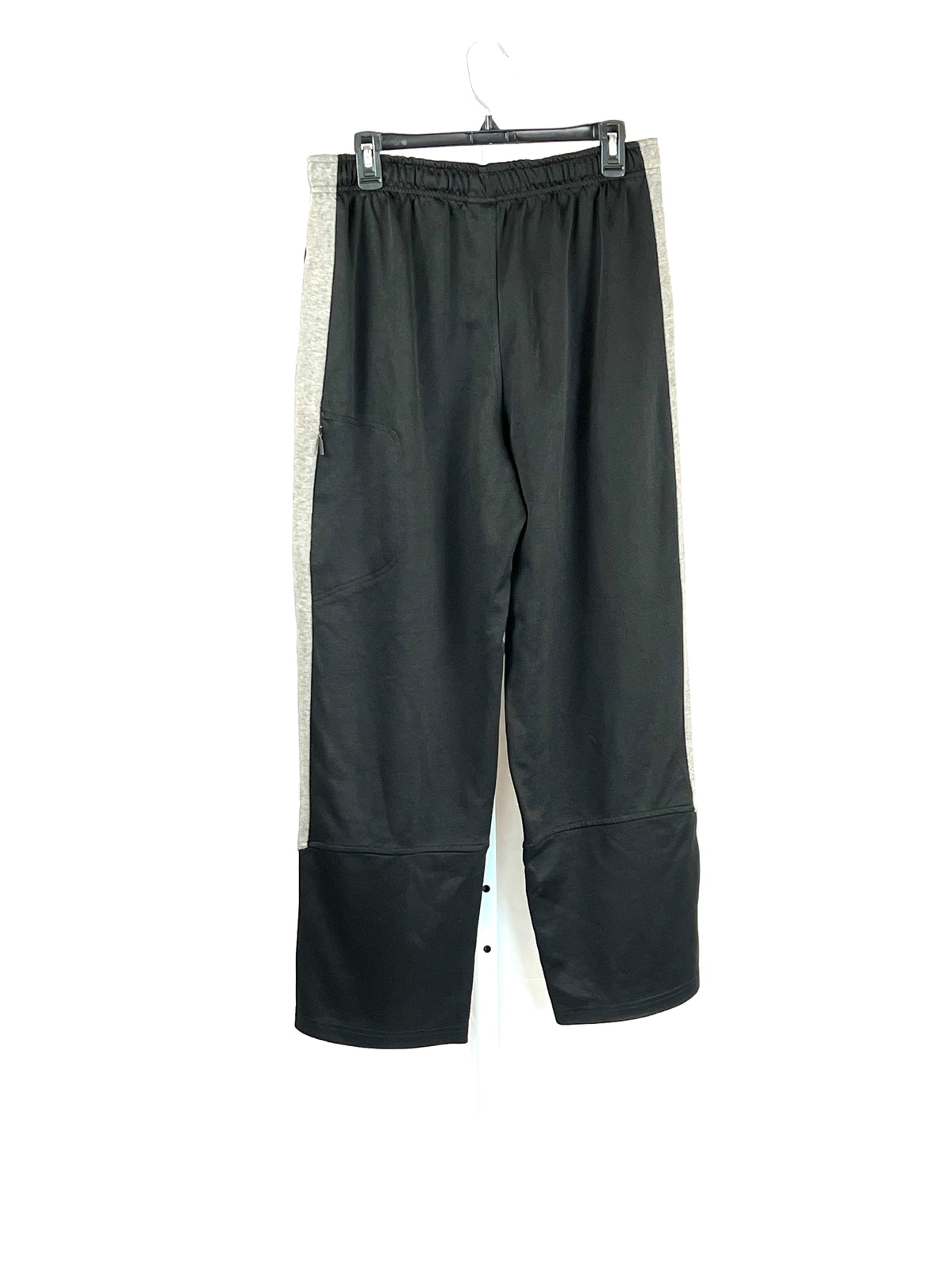 Russell athletic pants black w/grey stripe Men’s M 716