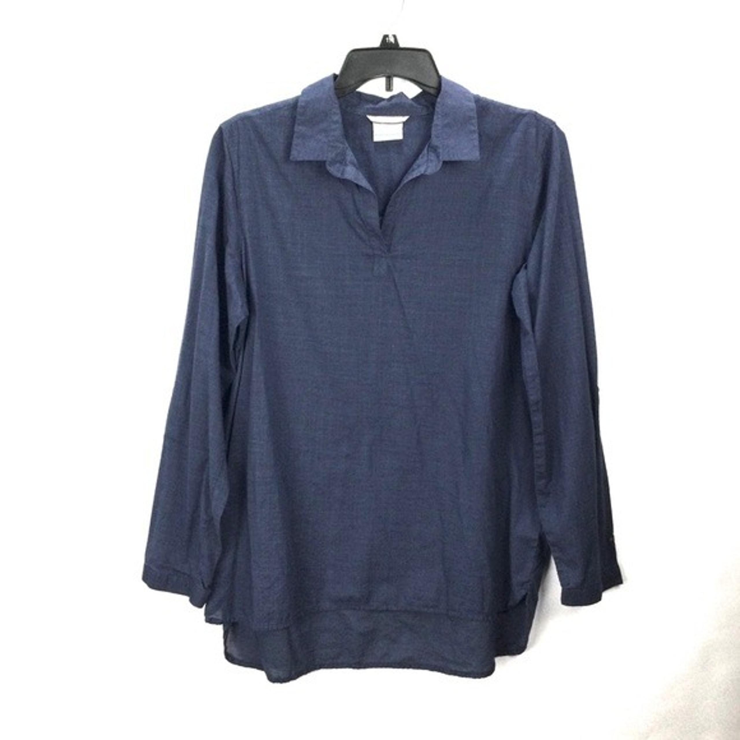 Women's Columbia Tunic Shirt XL navy blue