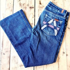 Rare 7 For All Mankind A Pocket Jeans Size 28