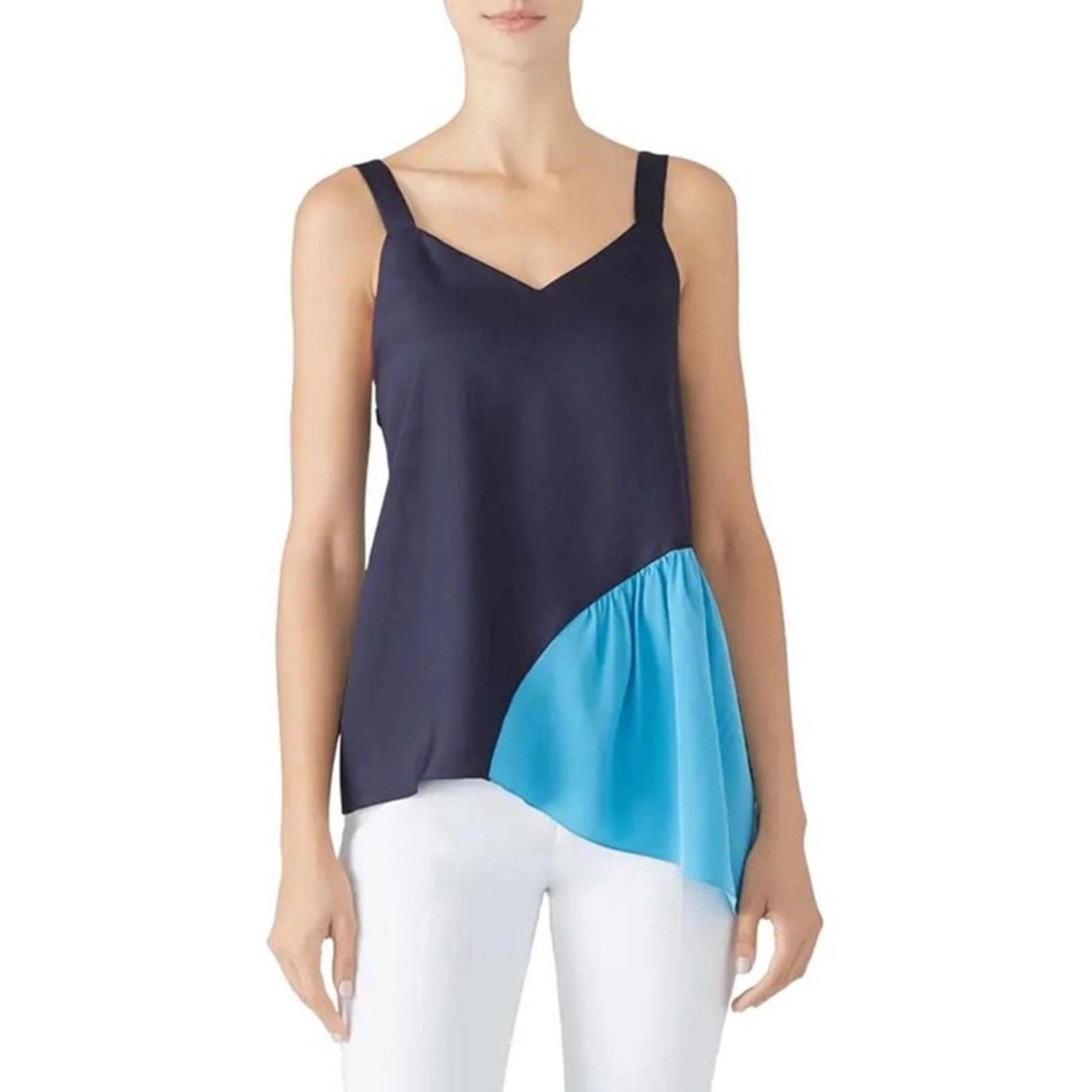 Tibi Color Block Tank Top Size 2