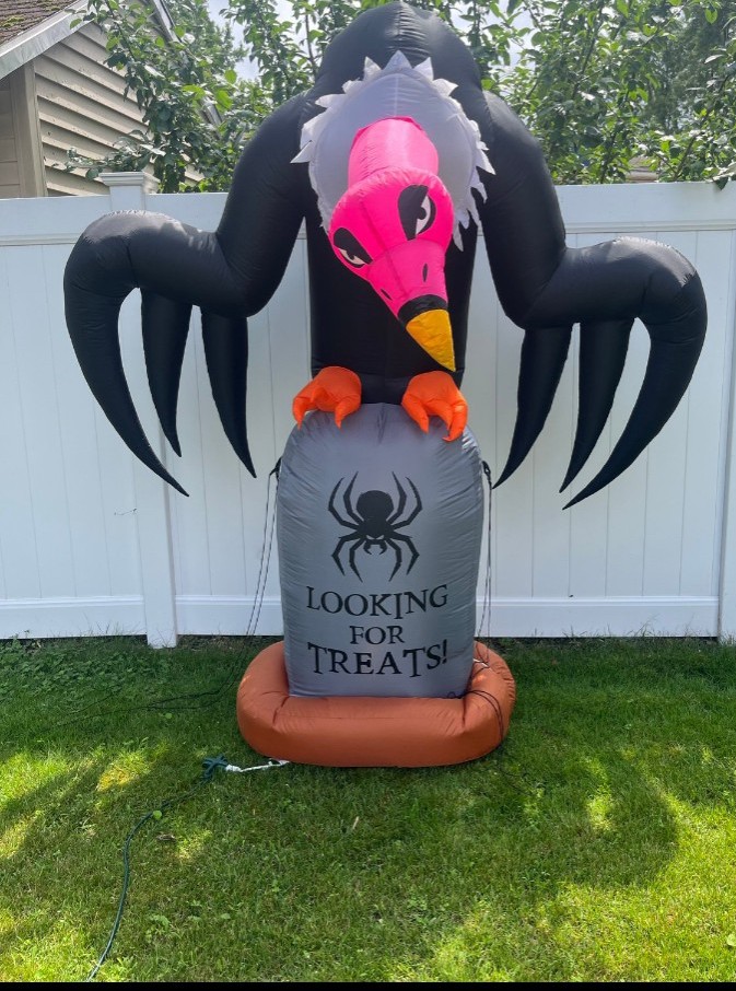 Halloween Vulture Animated  Inflatable 9ft.