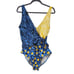 Summersalt The Perfect Wrap Orchard Bella Palms Lemons One Piece Swimsuit Sz 18