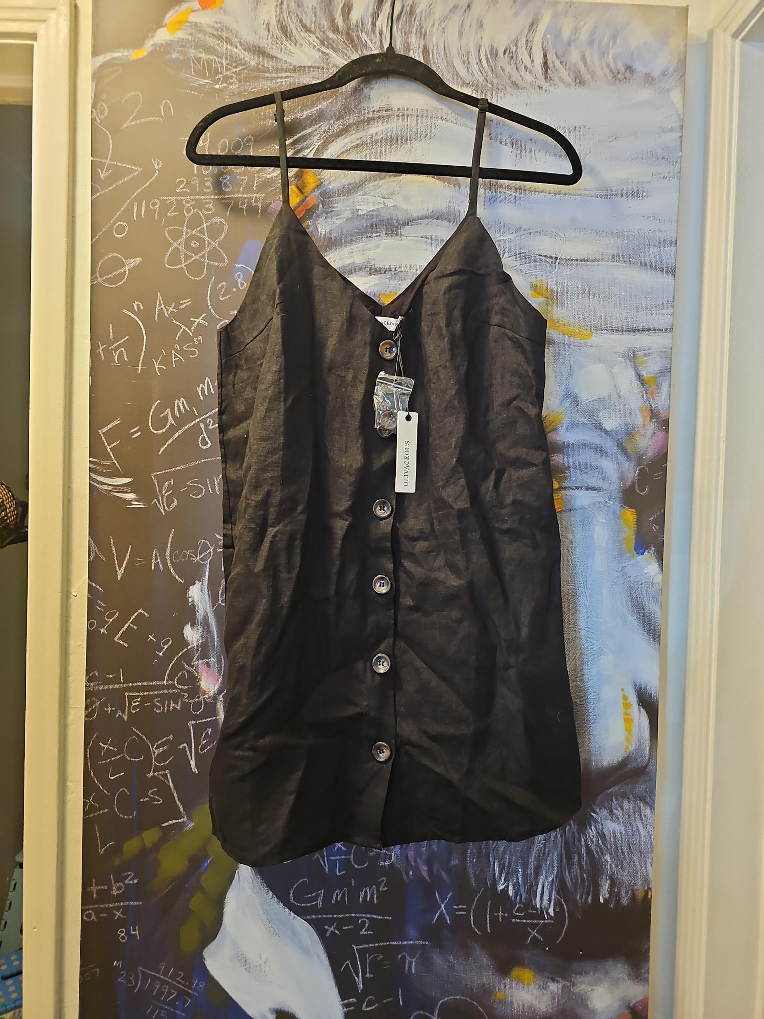 NWT black dress, size large
