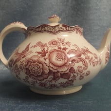 Vintage Crown Ducal Bristol Pink Tea Pot