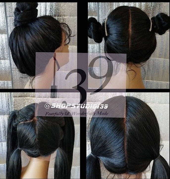 Celebrity 360 lace front black wig wow