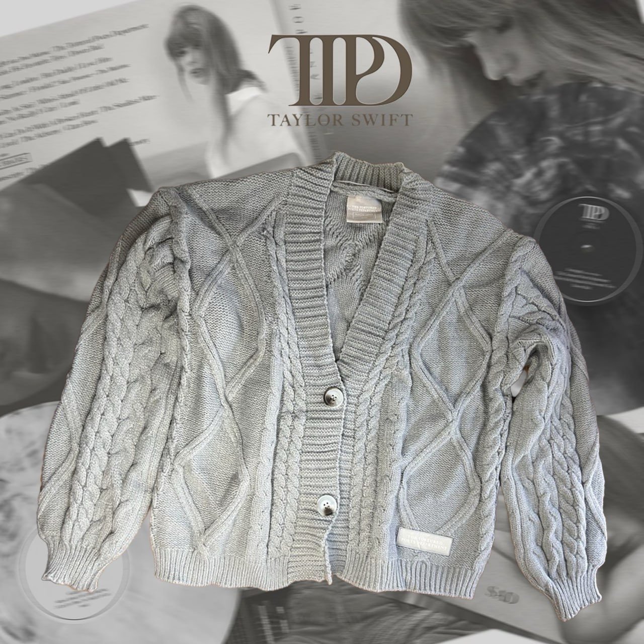 Taylor Swift the tortured poets department - Cardigan Xs/S