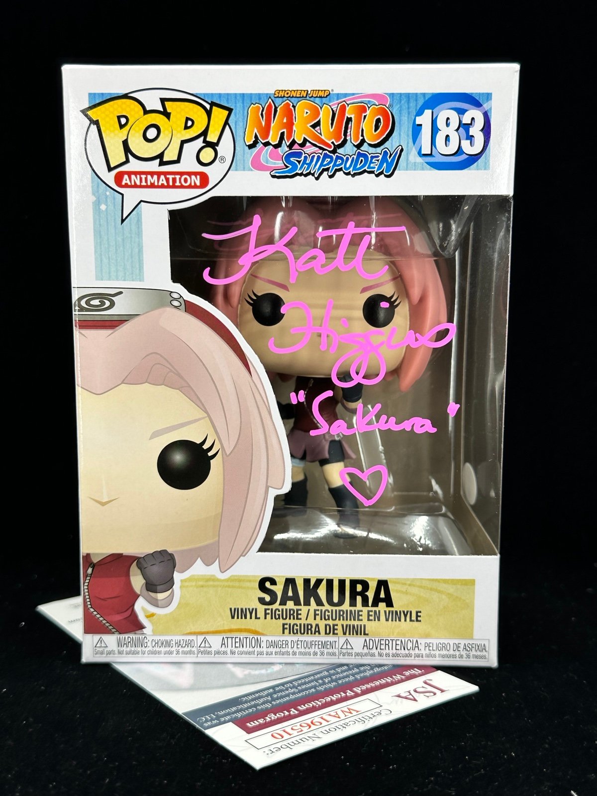 Autographed Naruto Sakura Funko Pop! #183