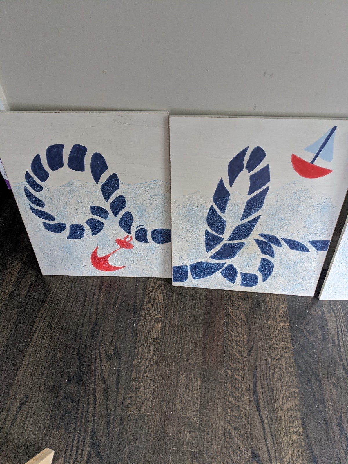 Pottery barn abc wall decor