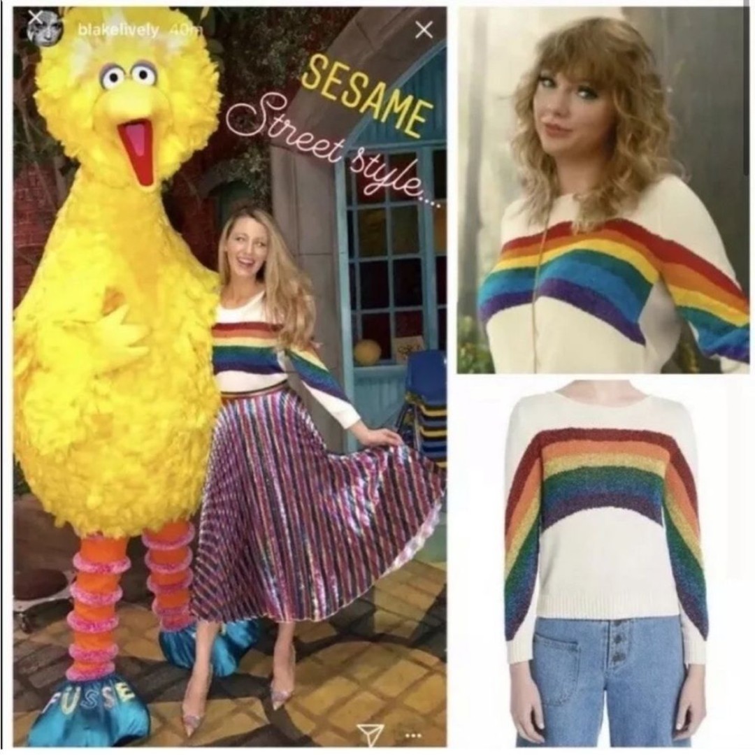 Marc Jacobs rainbow sweater L