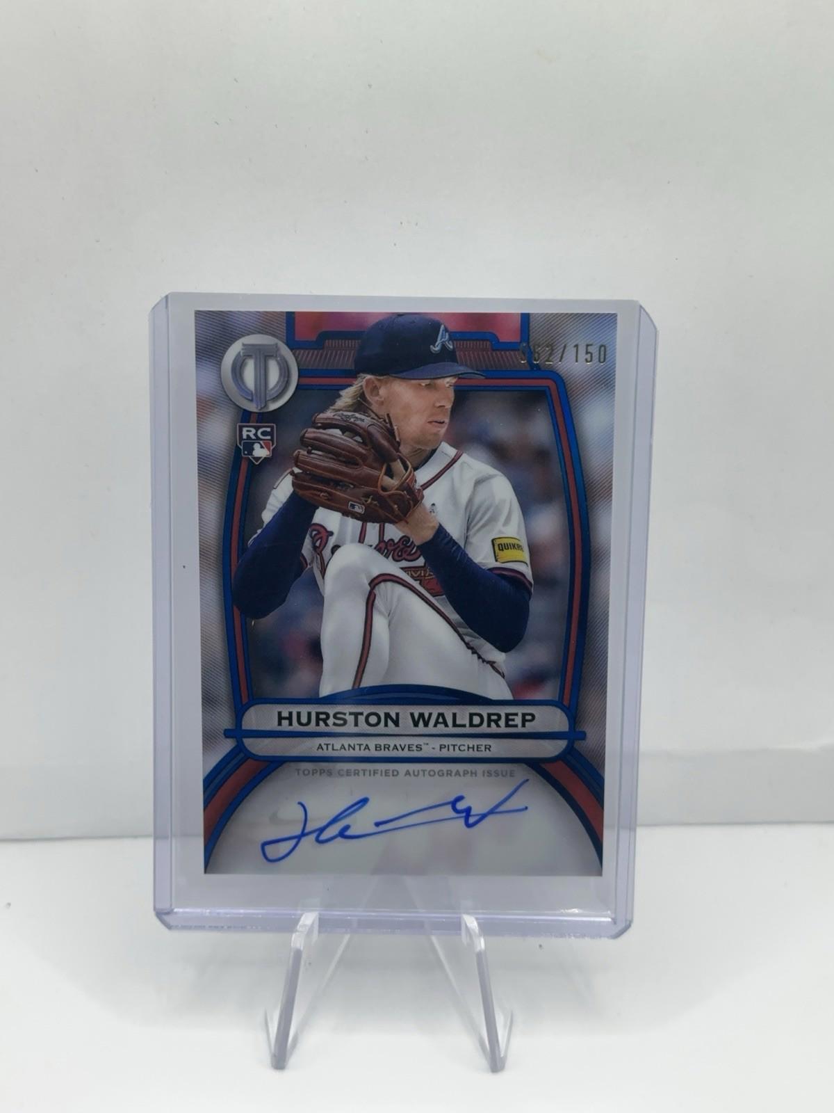 2025 topps tribute hurston waldrep auto /150