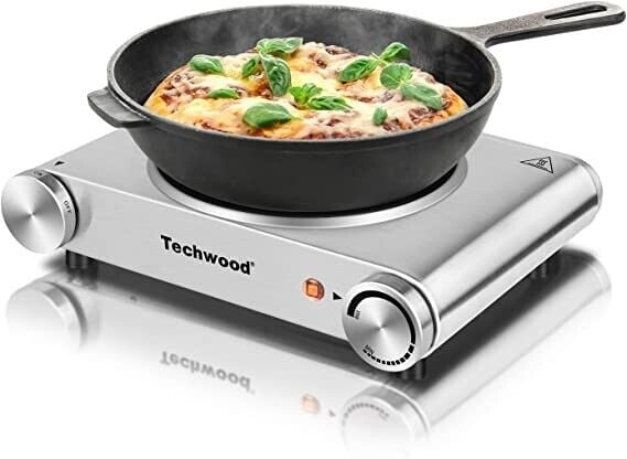 Techwood 1200 Watt Countertop Burner Electric Infrared Ceramic Cooktop ES-3101C