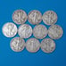 Silver half dollars