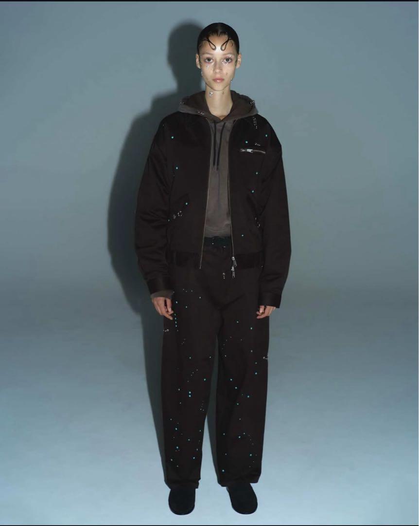 TTT_MSW Work Straight Pants with Piercings