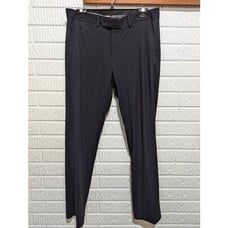 Studio Zanetti Men's Dark Blue Mid-Rise Solid Stretch Knit Pants Size 34/32