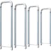 Romwish U Shaped LED Tube Lights T8 T12 18W(40W Equiv.) 6000K 2000LM 4 Pack