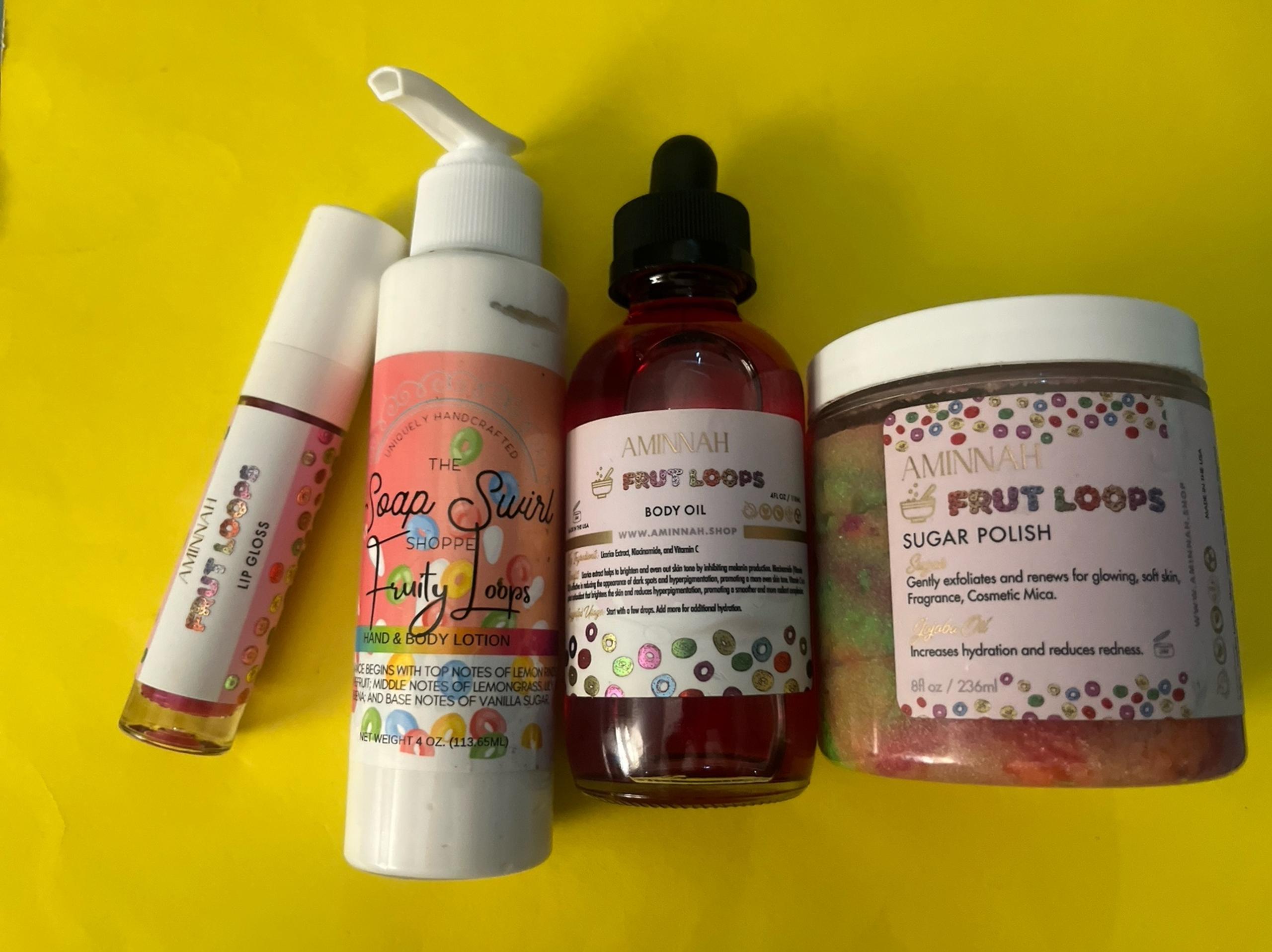 FROOT LOOPS AMINNAH BODY & LIP SET✨