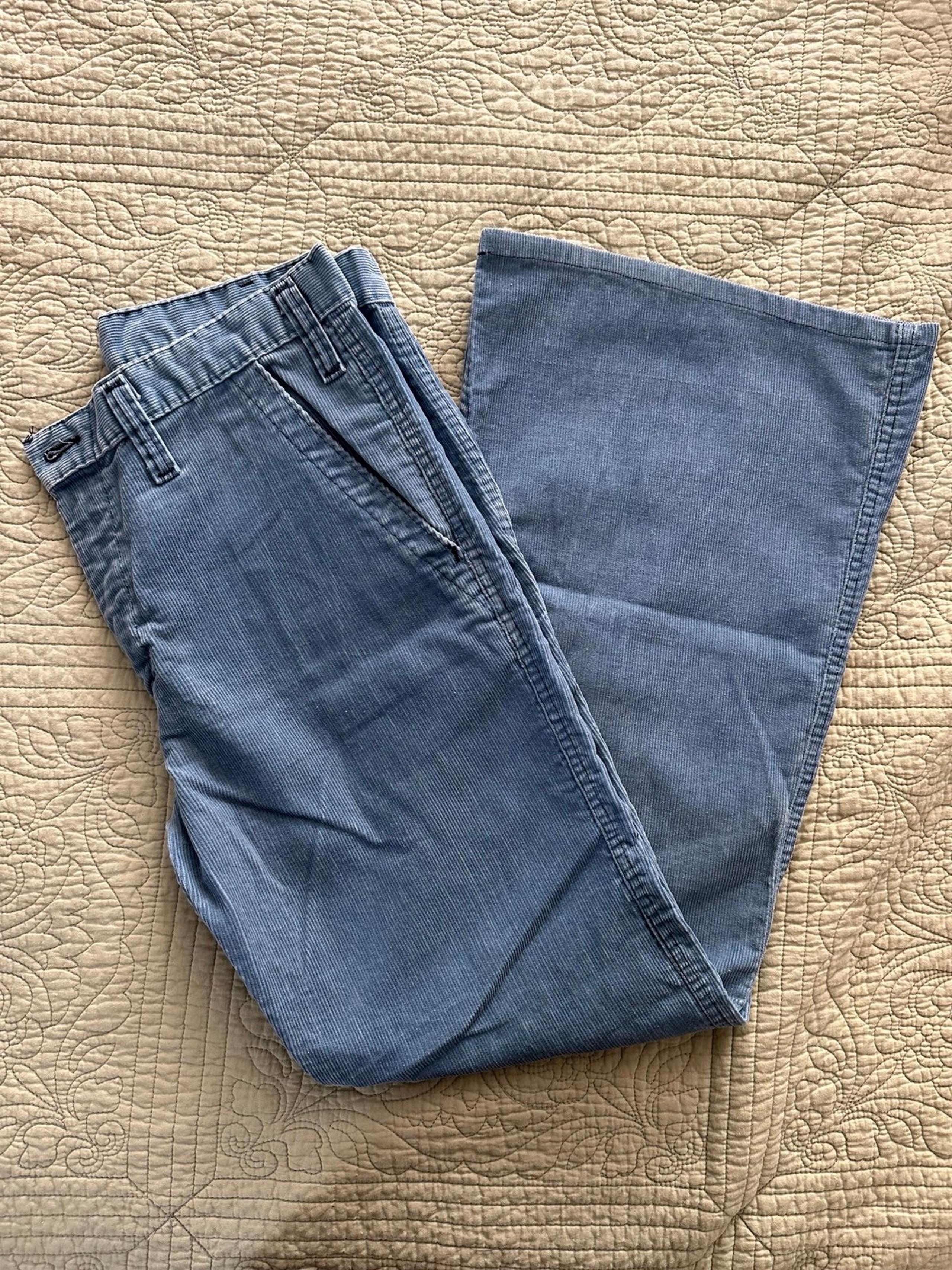 Vintage cord bell bottoms