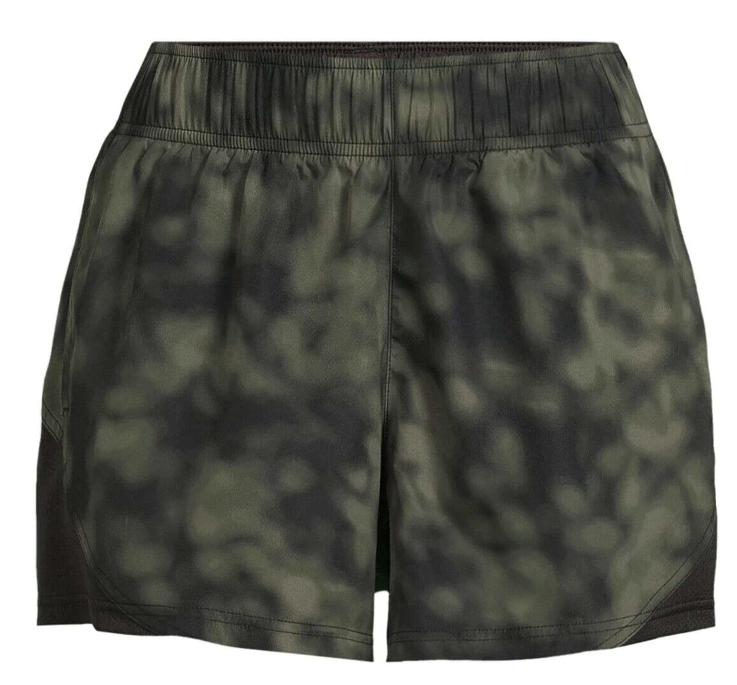 Athletic Works Women 2XL 20 CAMO GreenCore Lightweight Panty Lined Running Short