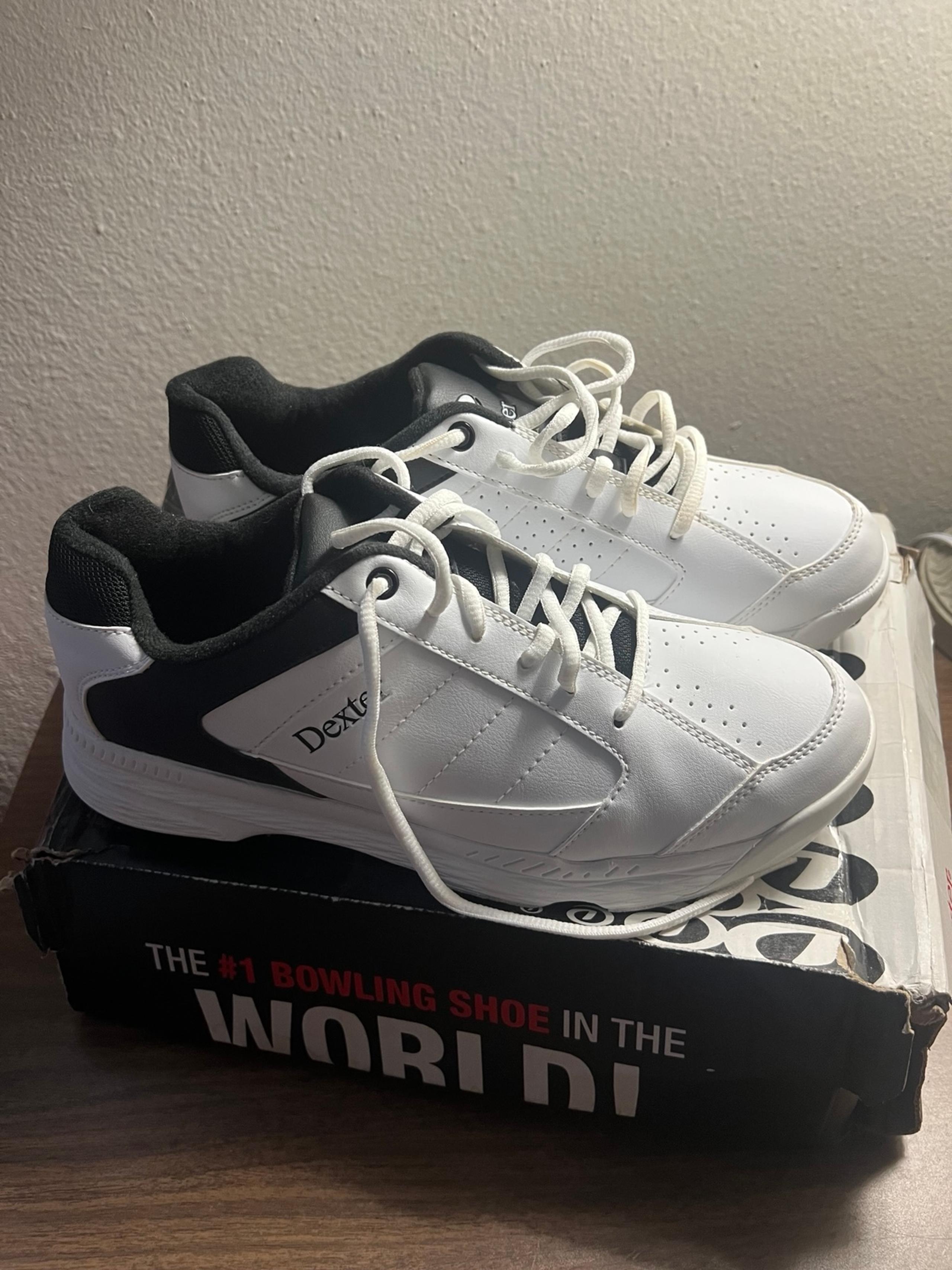 Dexter Ricky IV White/Black Mens Bowling Shoes