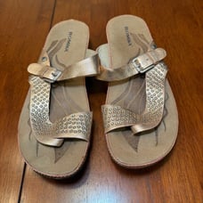 Romika Fidschi Studded Sandal Rose Gold Size 10-10.5 EU 41