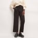 Everlane The Organic High Rise Kick Flare Pant Black 4