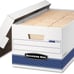 12-pack Bankers Box 00701 Stor/File Storage Boxes,W/Lid,Letter,12-Inch x24-Inch
