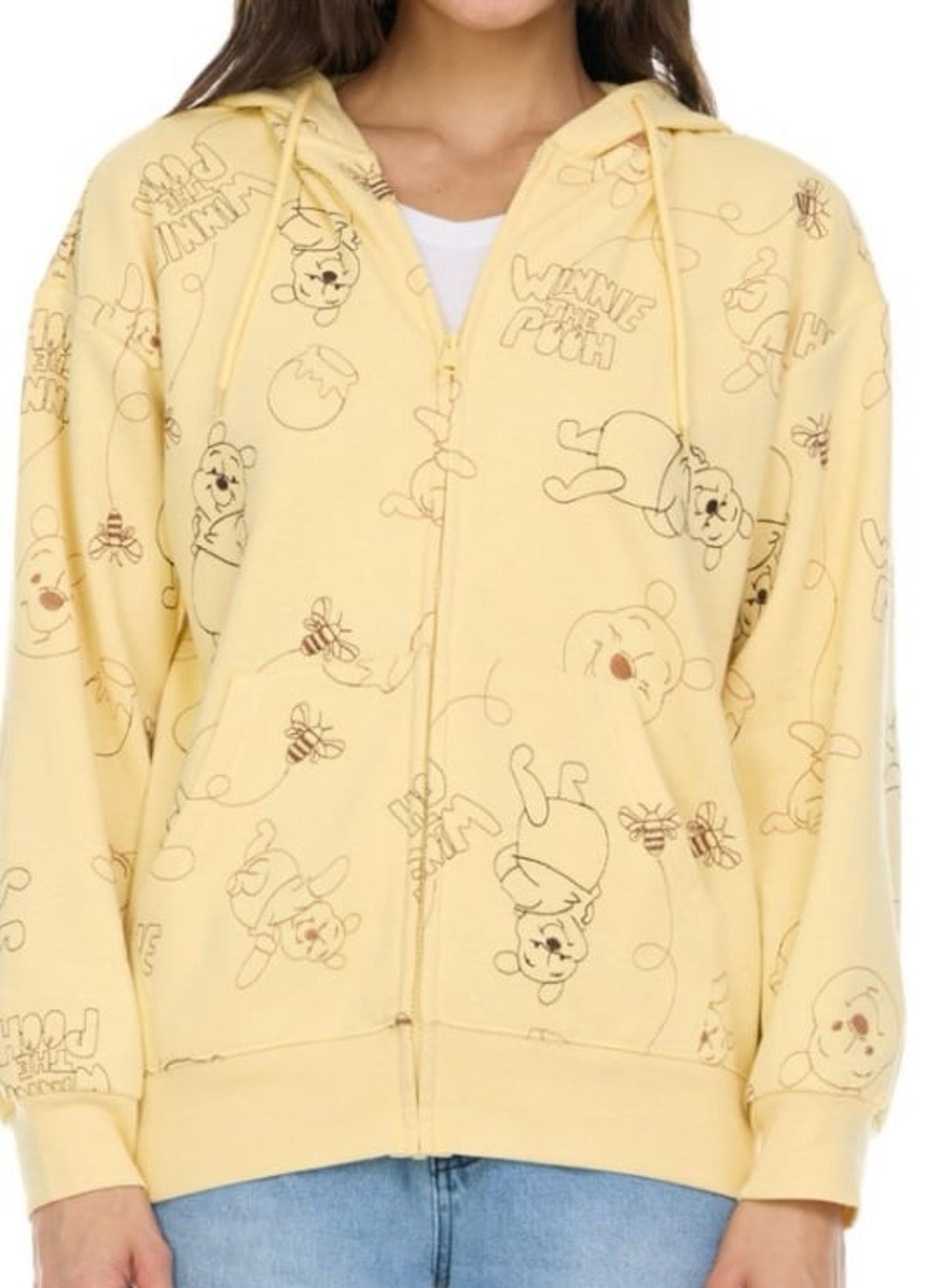 Disney Winnie The Pooh Women’s Full Zip Embroidered Jacket Size Medium NWT