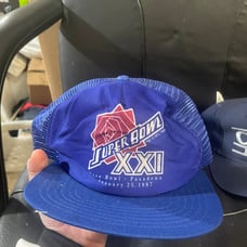 HVintage New Era Superbowl XXI 1986 Snapback Hat Rare Item