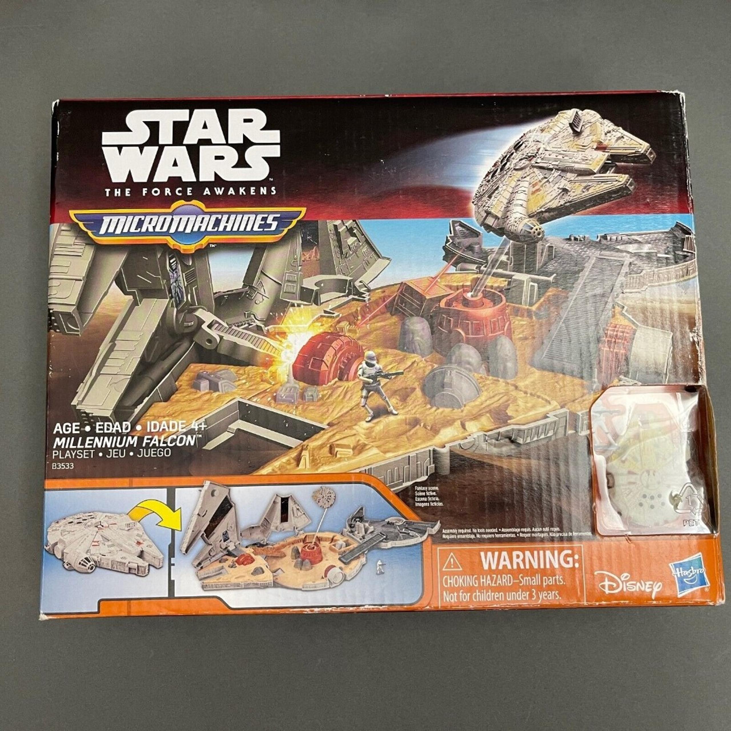Hasbro Disney Star Wars The Force Awakens Micromachines Mellennium Falcon Toy