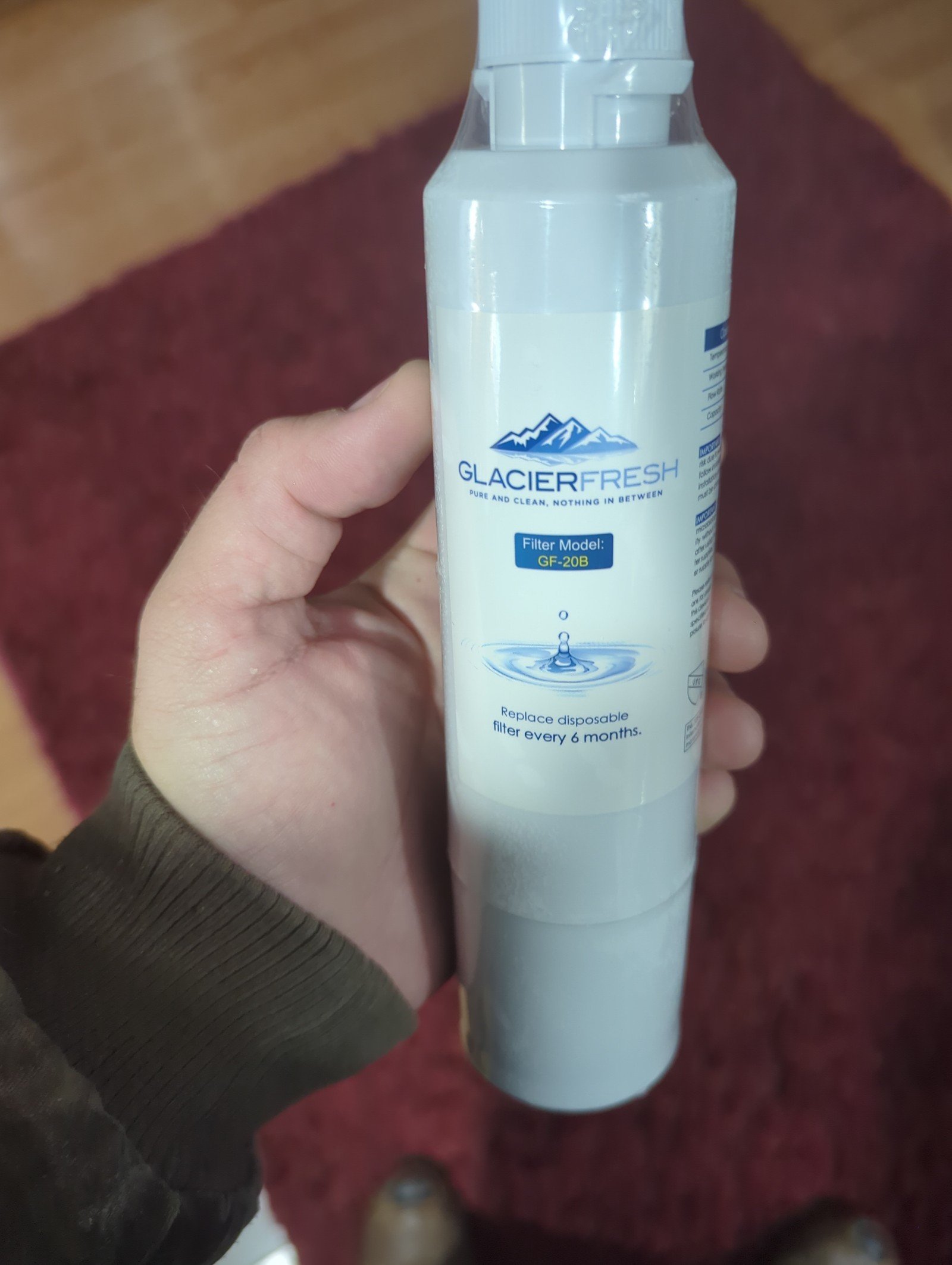 Glacier fresh gf-208 water filter