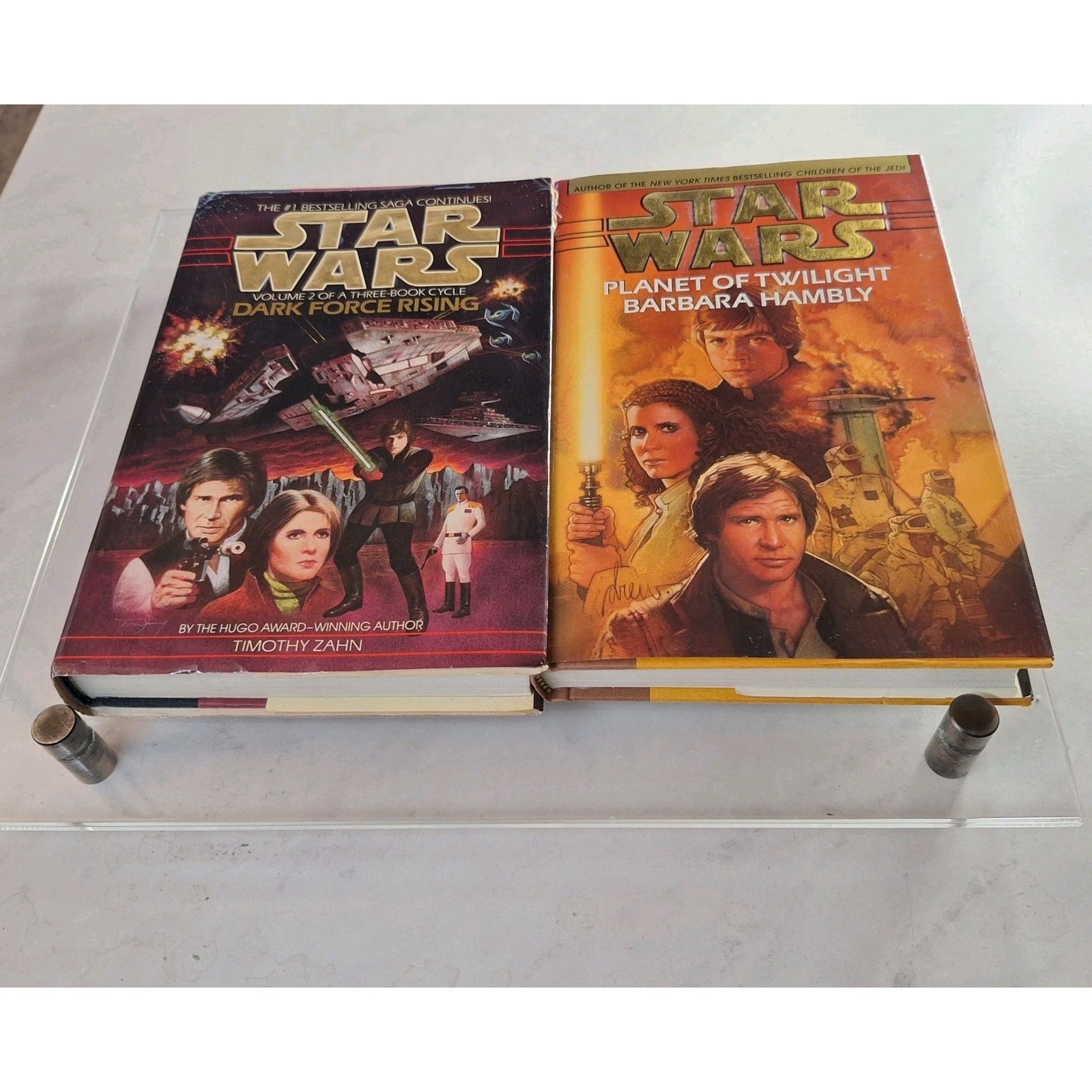 Dark Force Rising by Timothy Zahn (1992, Hardcover) 1st Print + Planet Of Twilig