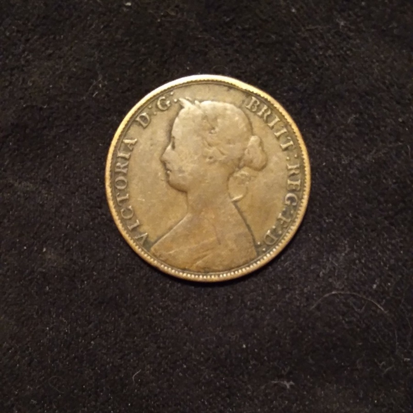 Coin 1863 Half Penny