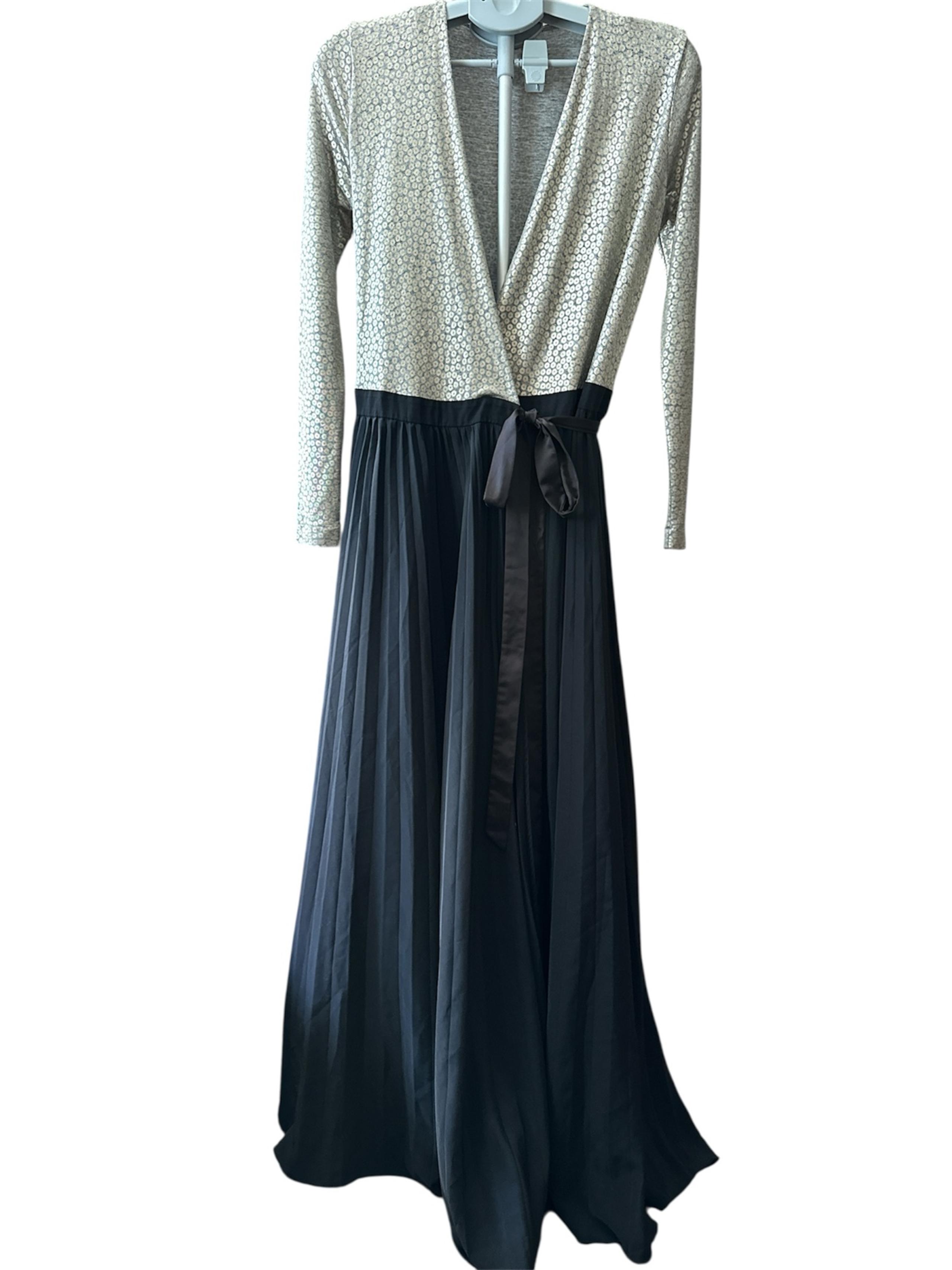 Dress LuLaRoe Gray Long Sleeve Wrap Gown