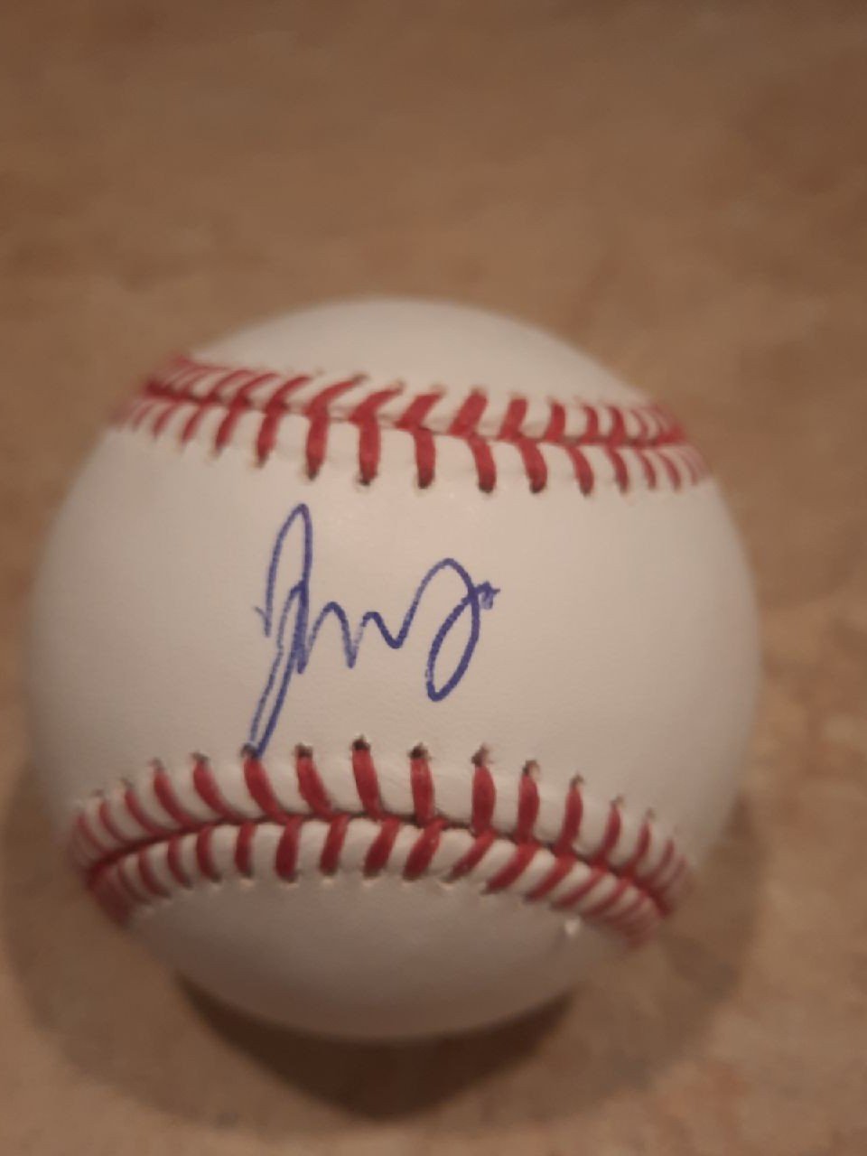 Francisco Mejia signed baseball