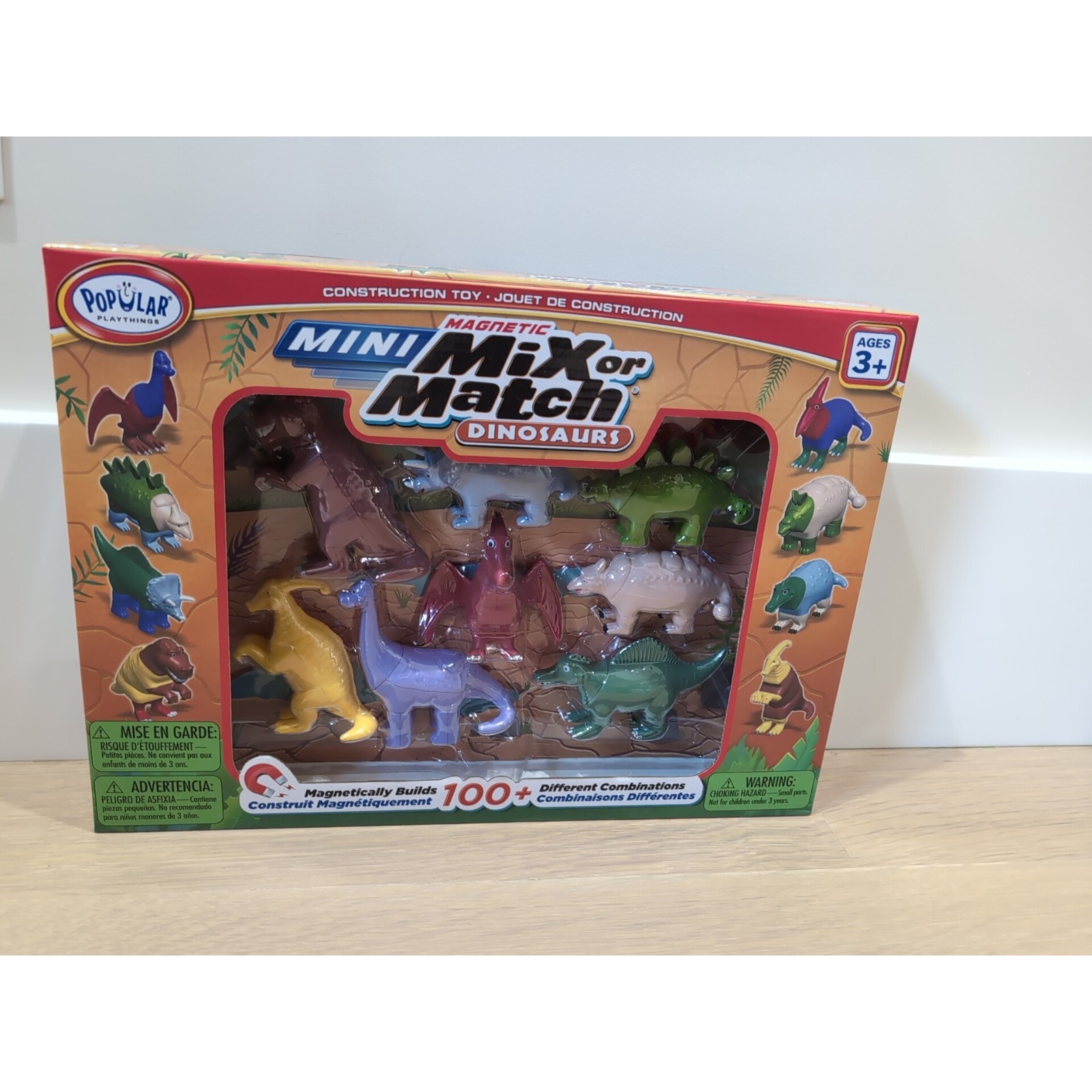 Popular Playthings Mini Magnetic Mix or Match Dinosaurs Deluxe 2023 NEW