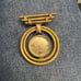 Swiss Mechanical Royce Gold Tone Vintage Brooch Watch
