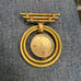Swiss Mechanical Royce Gold Tone Vintage Brooch Watch