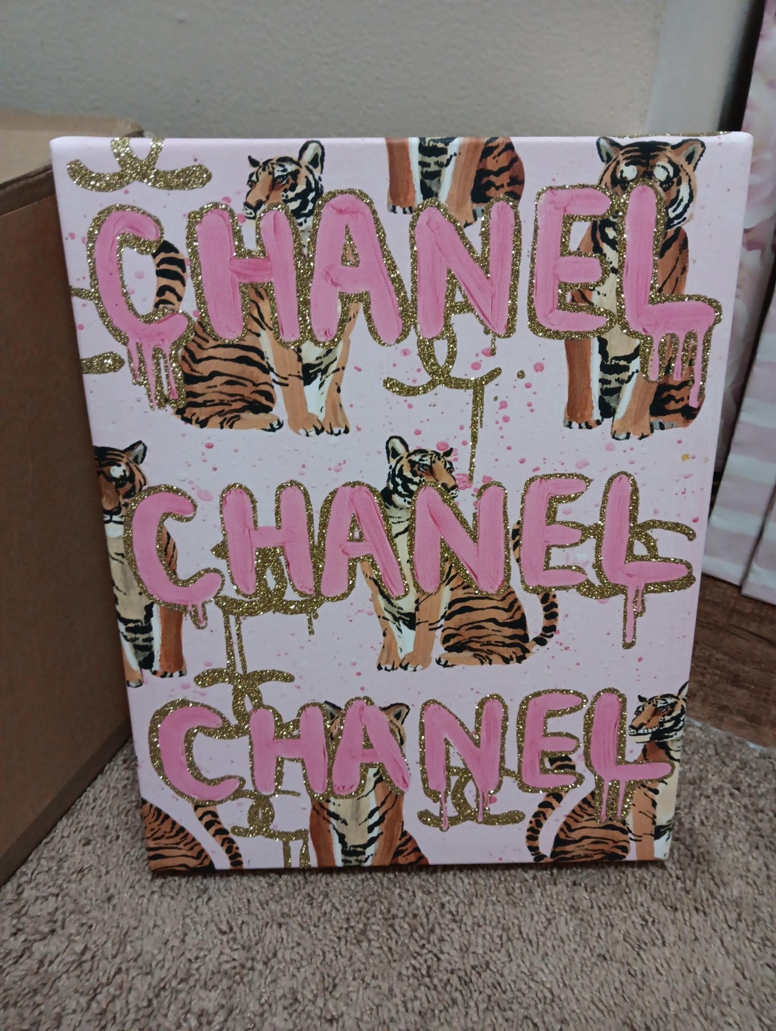 Chanel canvas painting