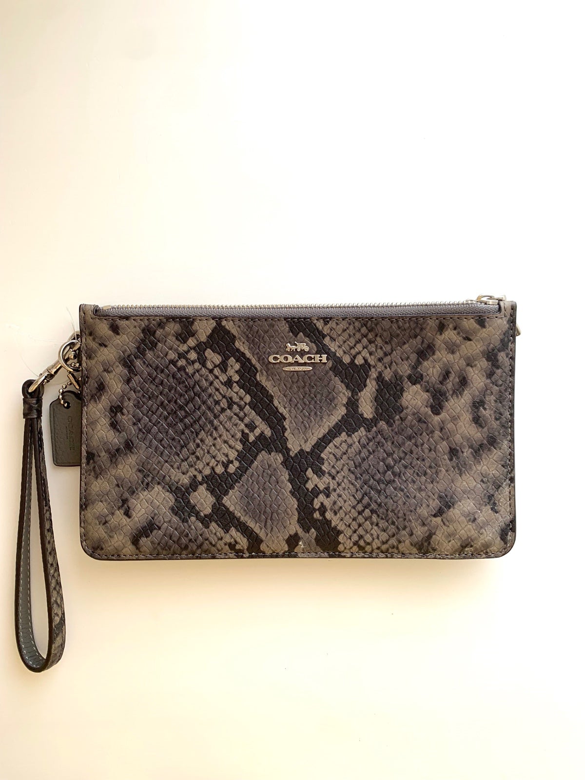 Coach Beige/Multicolor Pebble Leather/Smooth Leather/Exotic Satchel