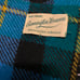 Bennington Weavers Wool Throw Blanket Vintage Blue Plaid 76 X 57 Gifts Loose Tag