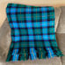Bennington Weavers Wool Throw Blanket Vintage Blue Plaid 76 X 57 Gifts Loose Tag