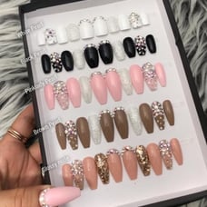 Fall Press on Nail Bundle Deal! (Nail Glue Included)