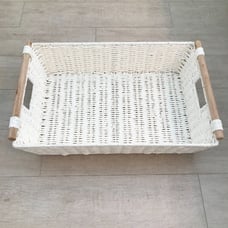 ZaraHome LargeBasket with Wooden handles