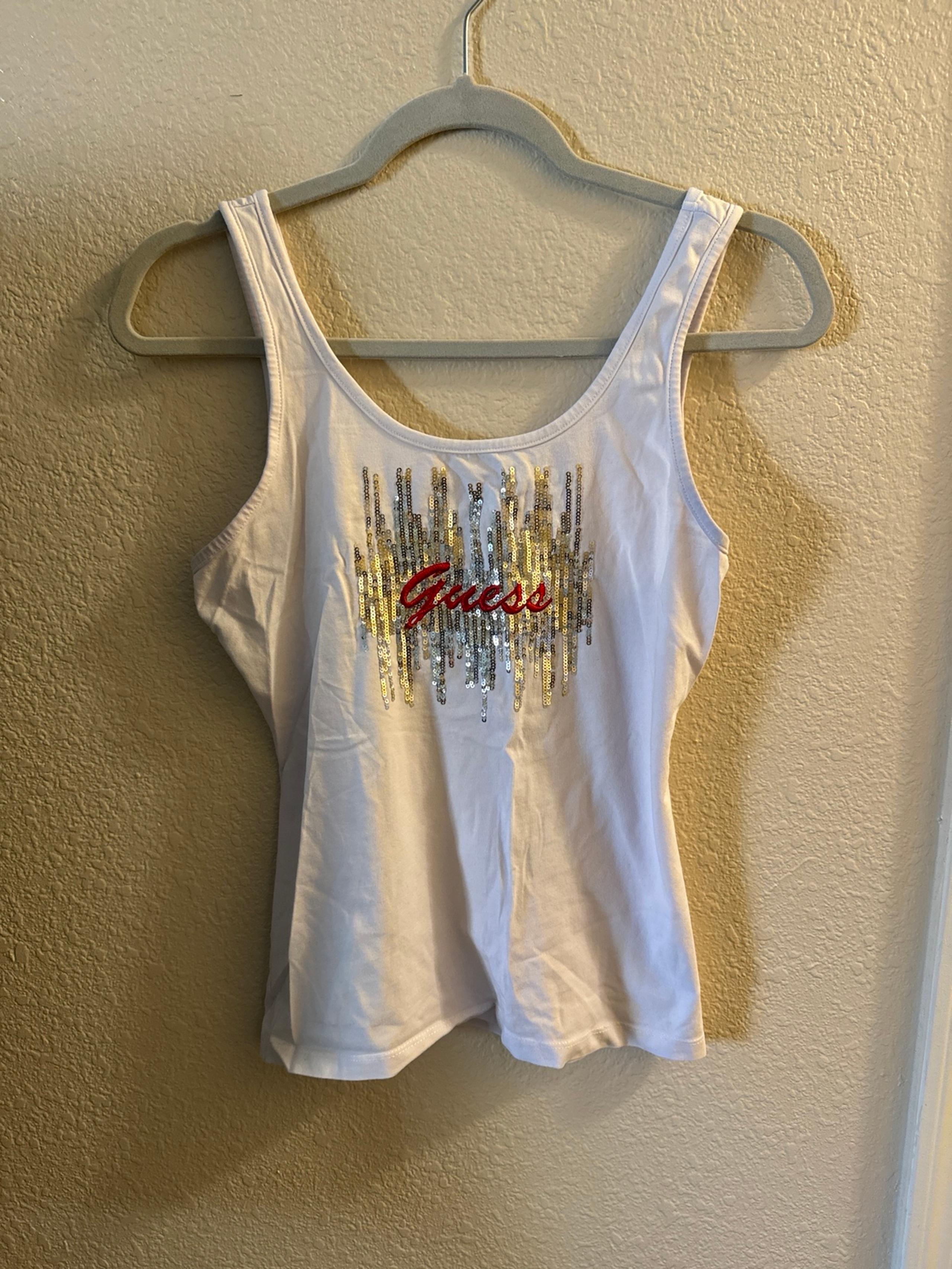 GUESS Women Tank Top Preowned Small